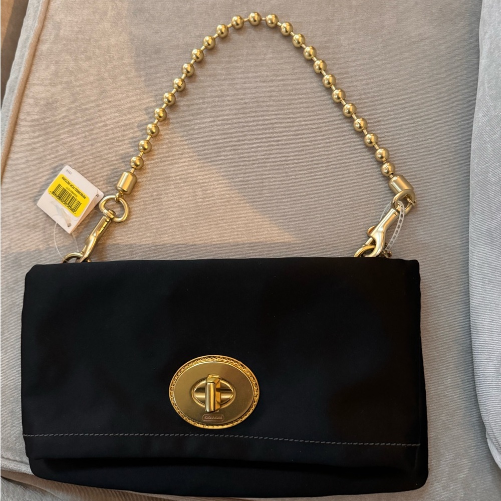 Black coach purse